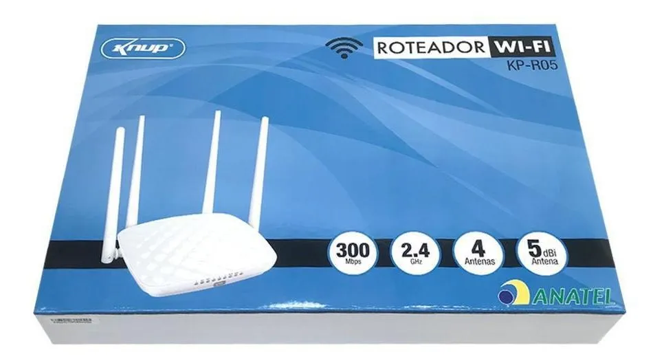  - Repetidor de sinal - Central - unidade    Cod. ROTEADOR DE WI-FI KNUP KP-R05